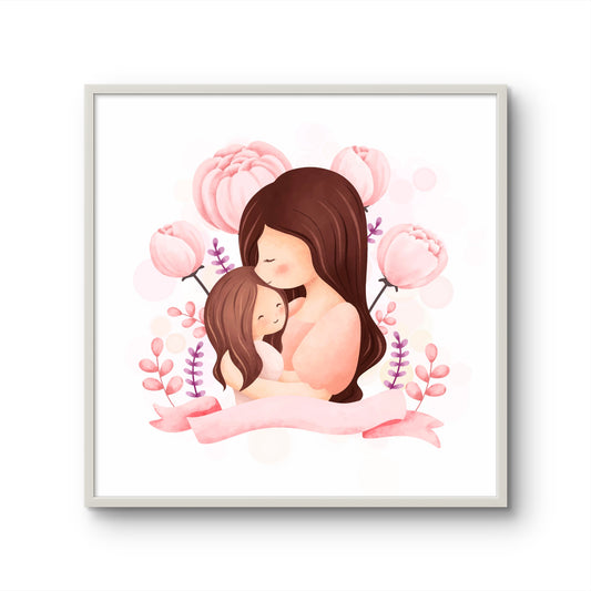 Mother and Daughter Embrace