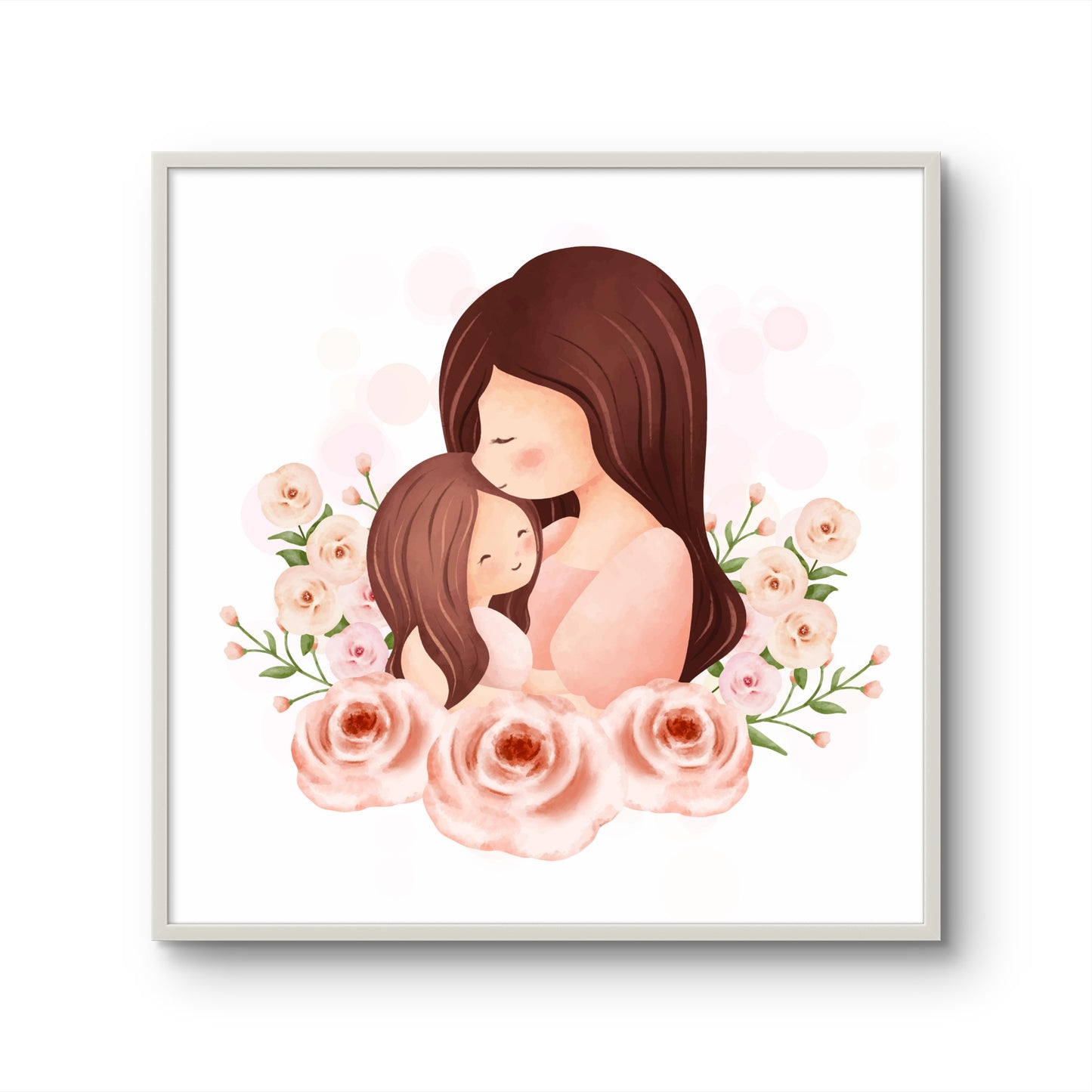 Mother and Child Floral Love