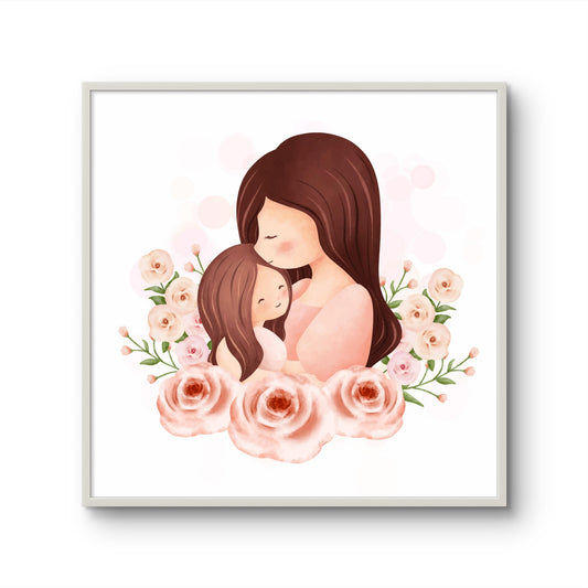 Mother and Child Floral Love