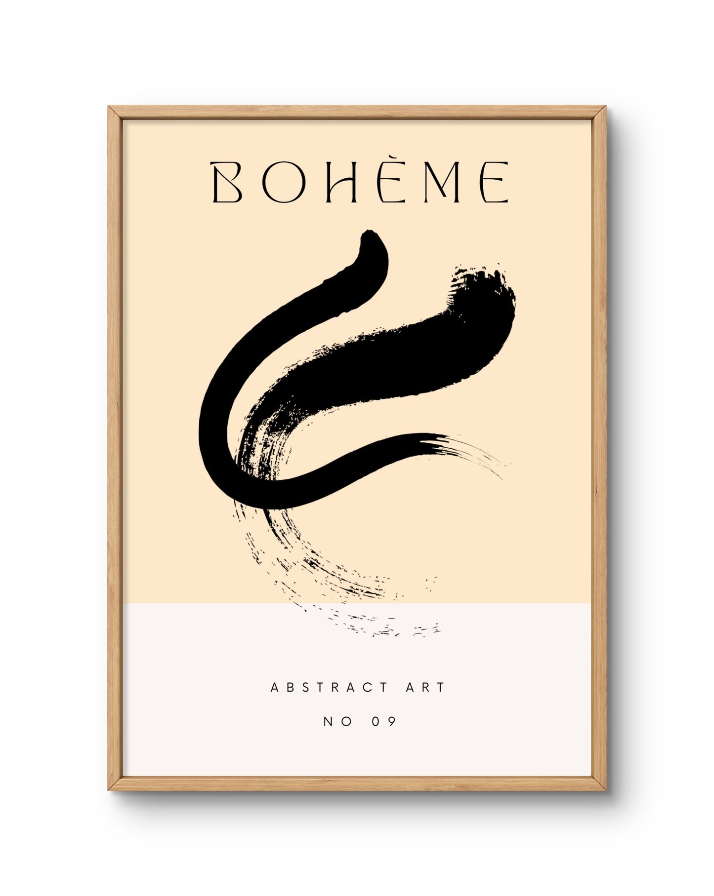 Boheme No. 09 Abstract Brush Expression