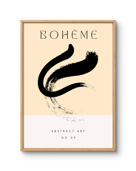 Boheme No. 09 Abstract Brush Expression