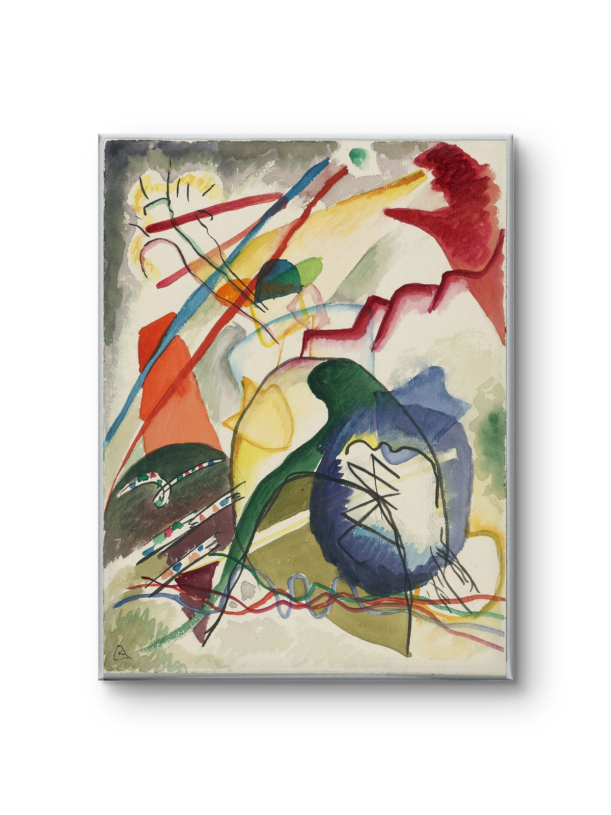 Painting with White Border