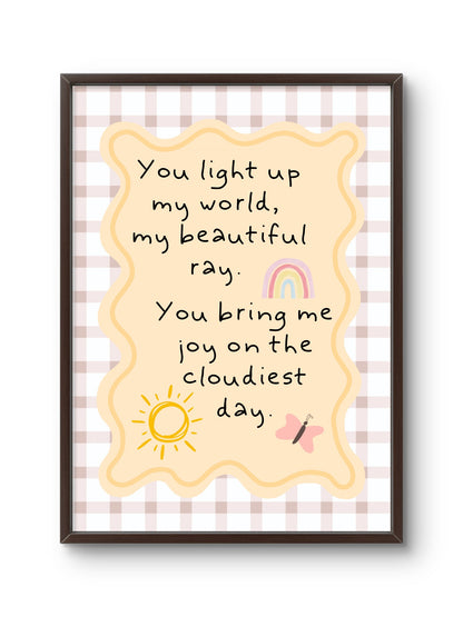 You Light Up My World II