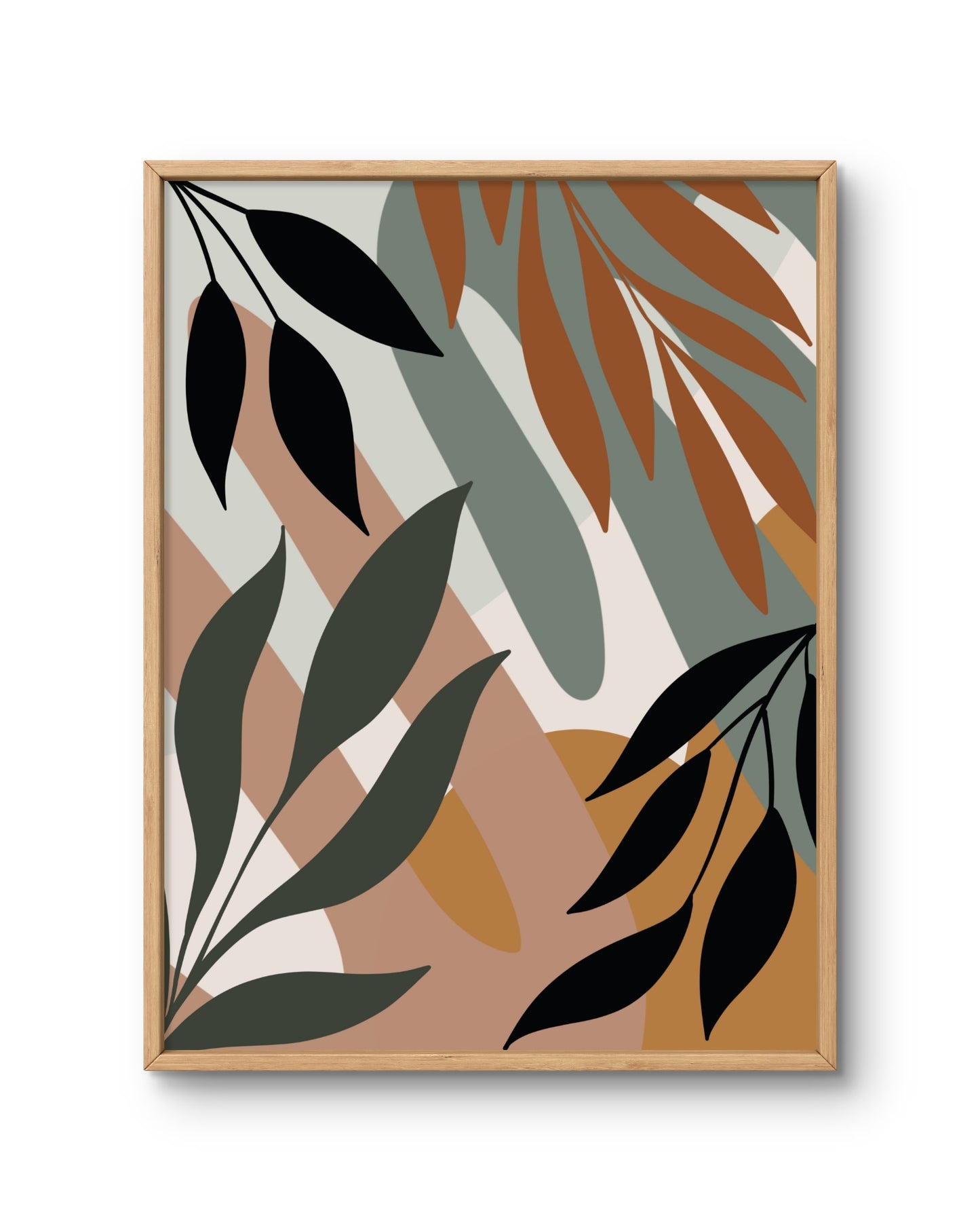 Earth Layers Abstract Botanical
