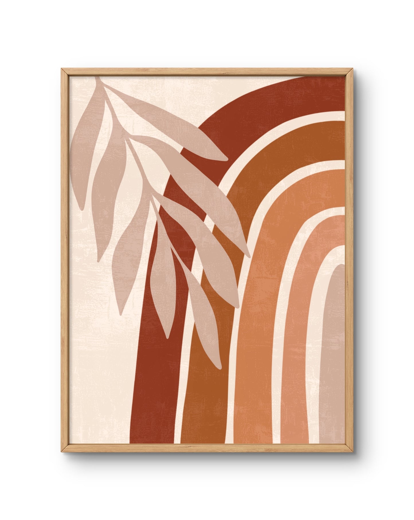 Botanical Rainbow Earth Abstract