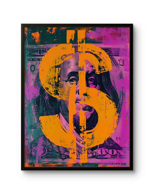 Neon Benjamin Orange Stroke