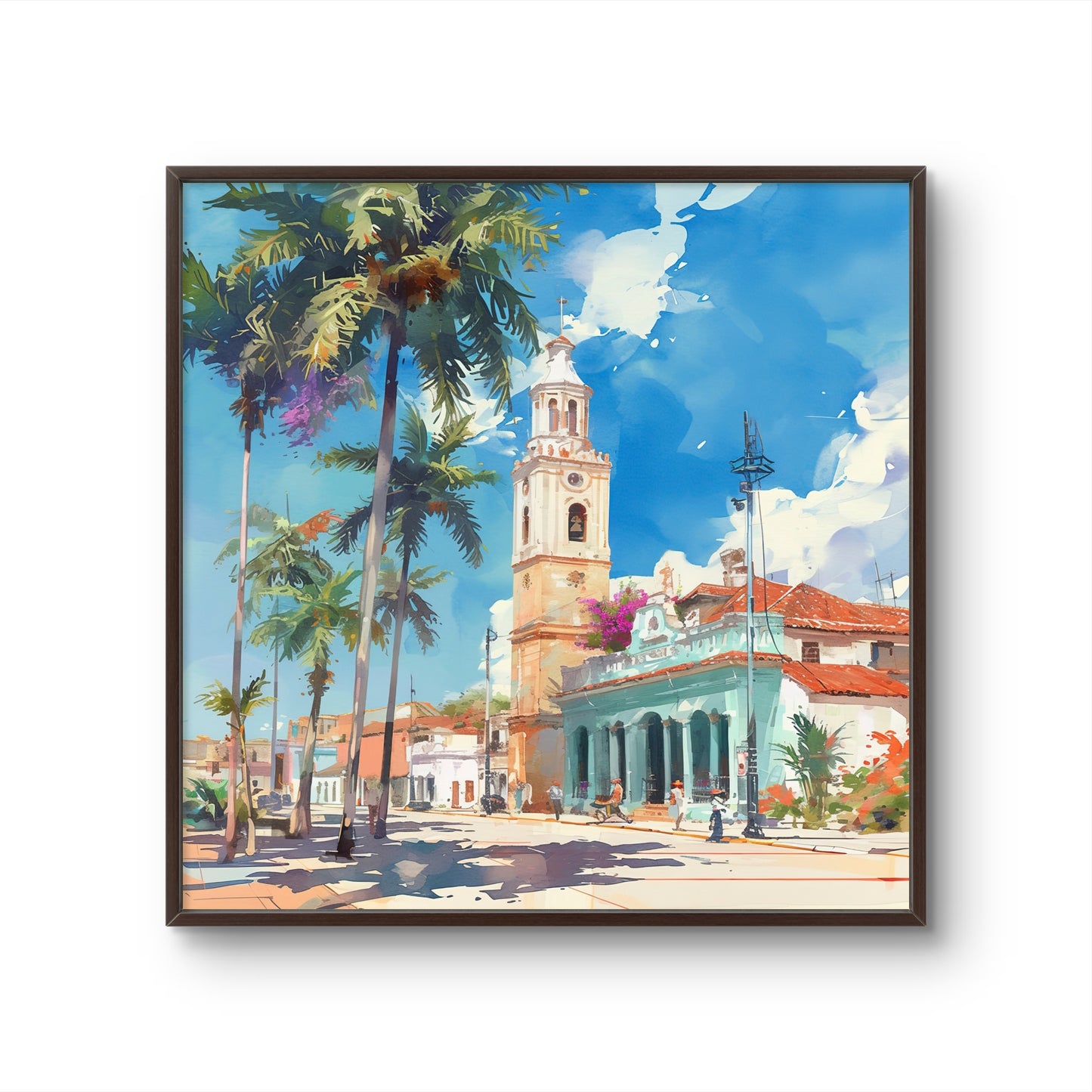 Tropical Plaza Morning