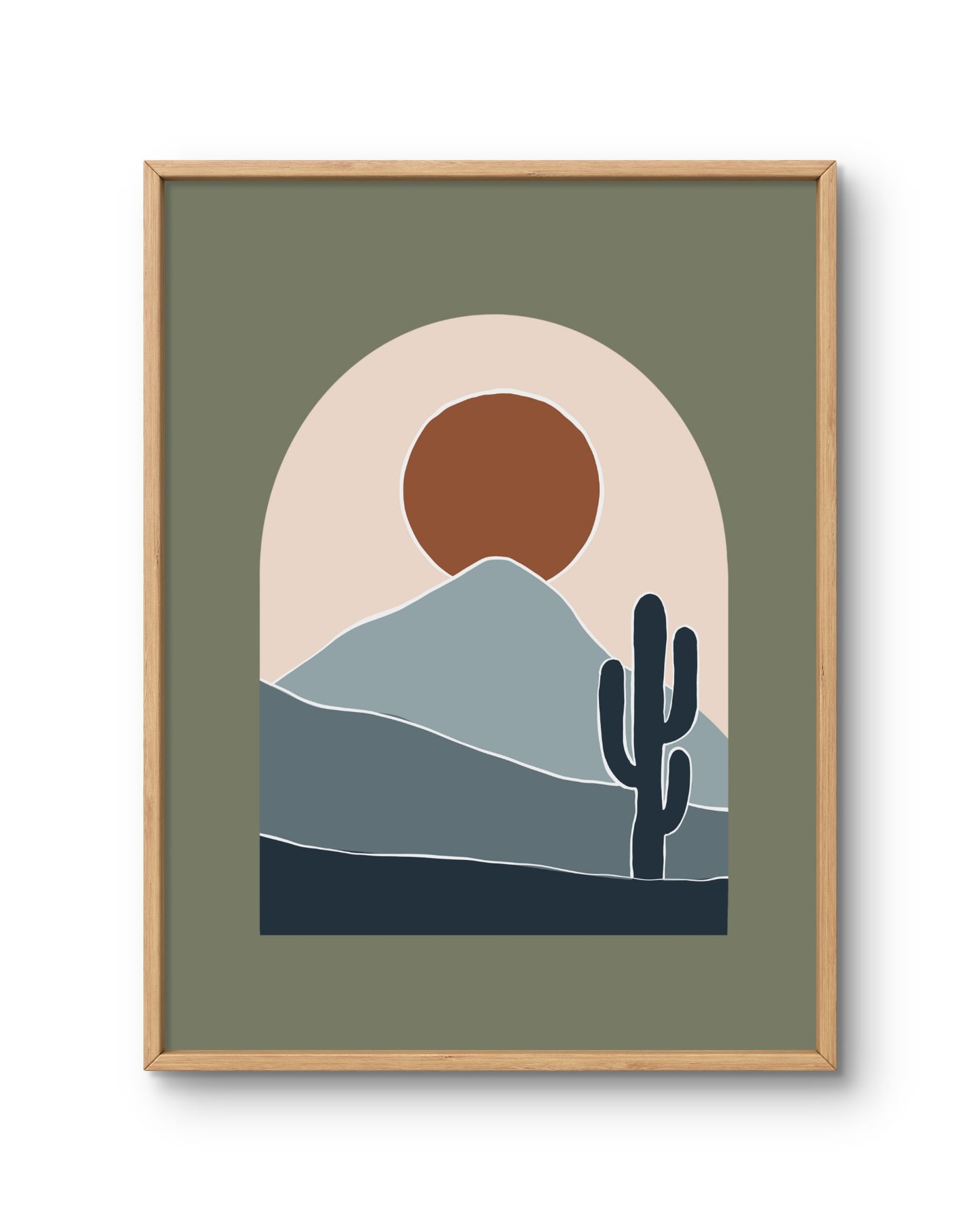 Desert Harmony In Green