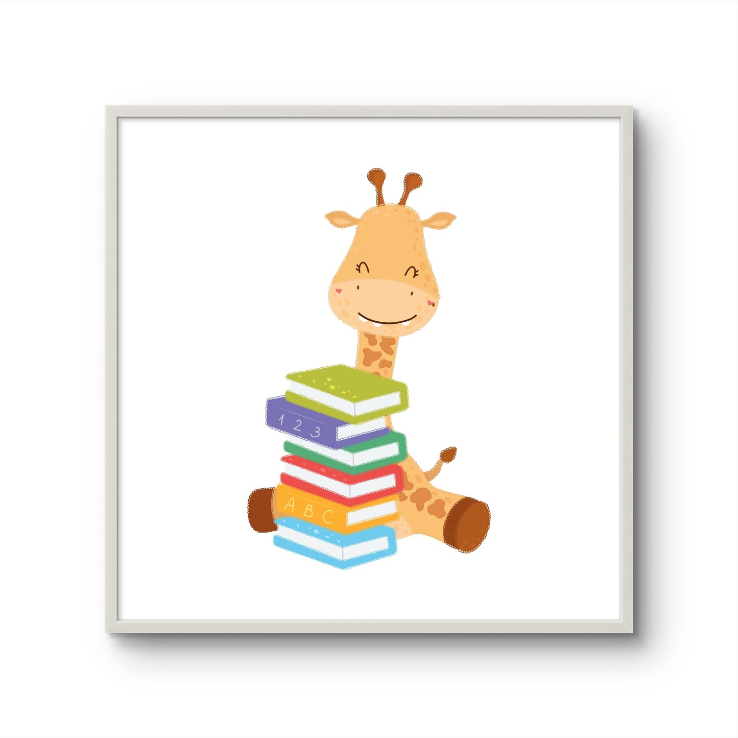 Giraffe Loves Books