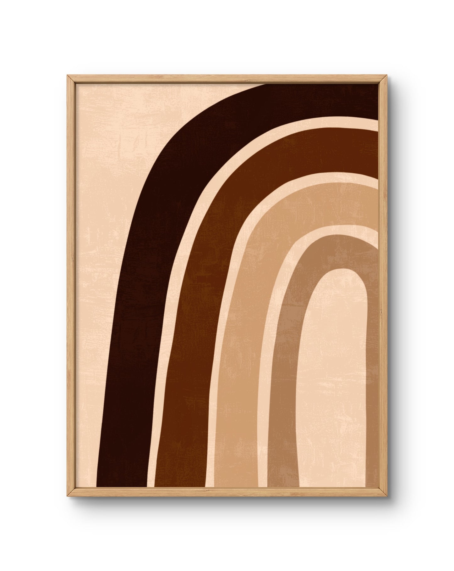 Layered Earth Circle Abstract