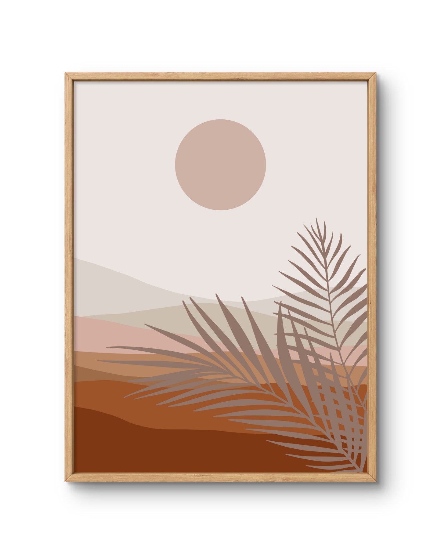 Desert Palm Minimal Landscape