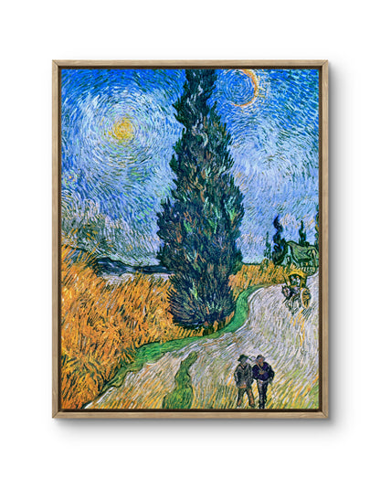 Road with Cypress and Star