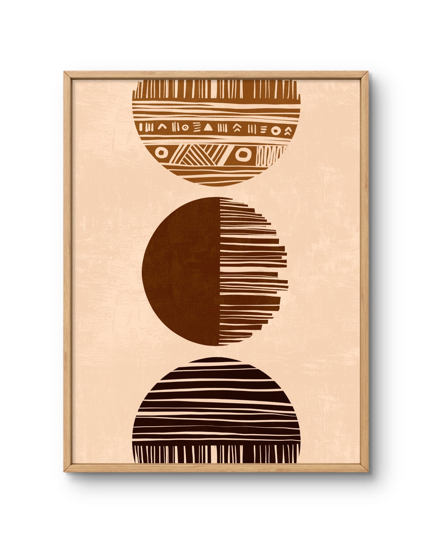 Tribal Earth Totem Abstract