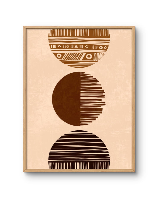 Tribal Earth Totem Abstract