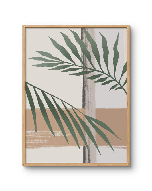 Soft Palm Brush Minimal Botanical