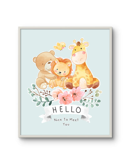 Hello Nice to Meet You Friends
