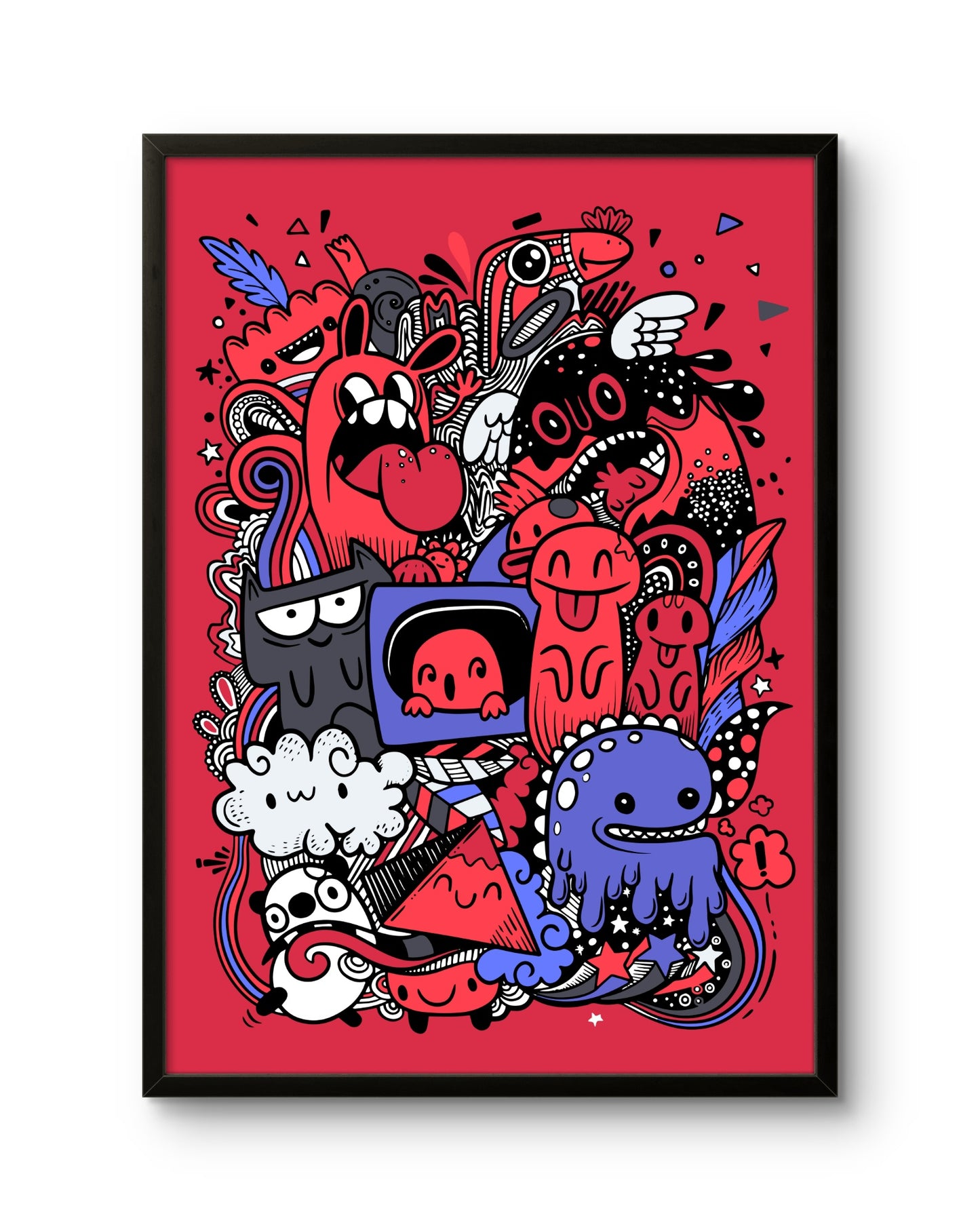 Urban Chaos Pop Art Poster Set