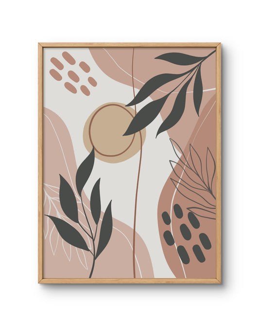 Earthy Abstract Botanicals Line & Shape