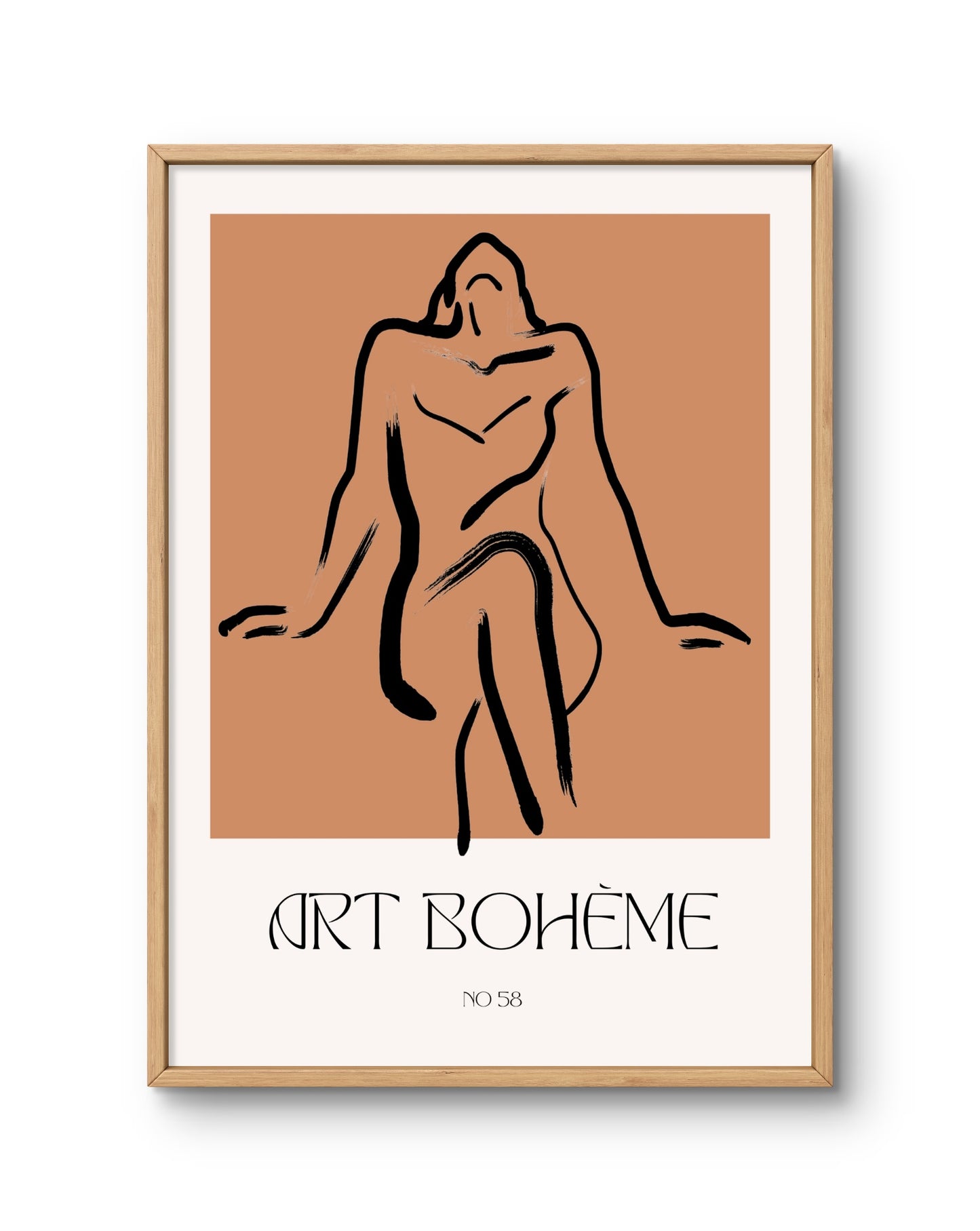 Art Boheme no. 58 Seated Figure