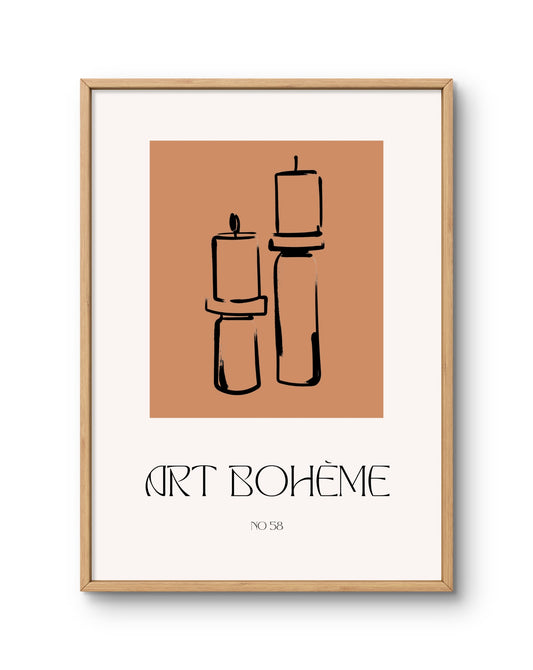 Art Boheme no. 58 Candle Still Life