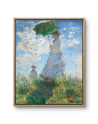 Woman with a Parasol – Madame Monet and Her Son