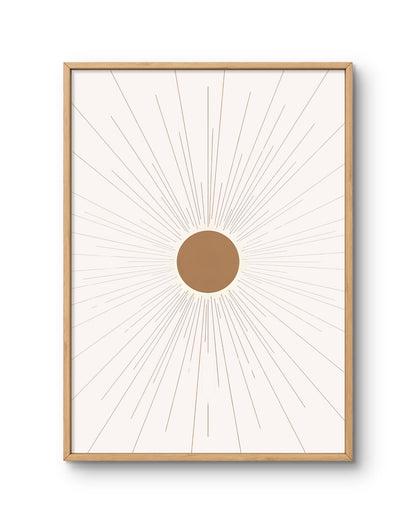 Minimal Sun Circle (centered)