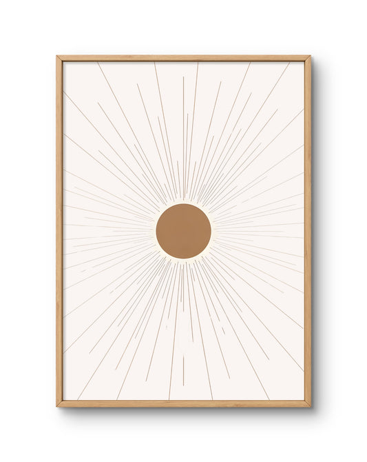 Minimal Sun Circle (centered)
