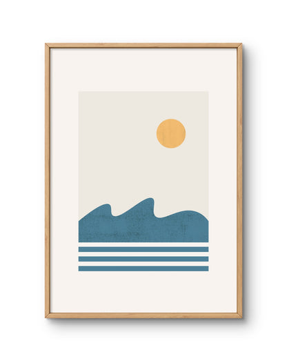 Minimal Ocean Waves with Sun