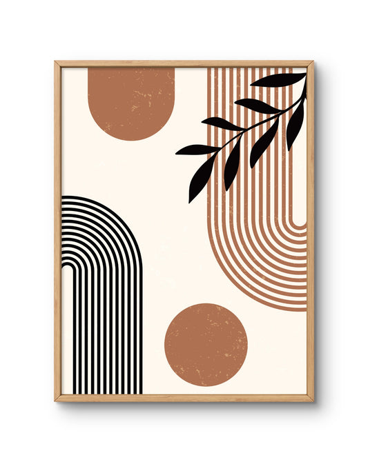 Modern Botanical Line Art