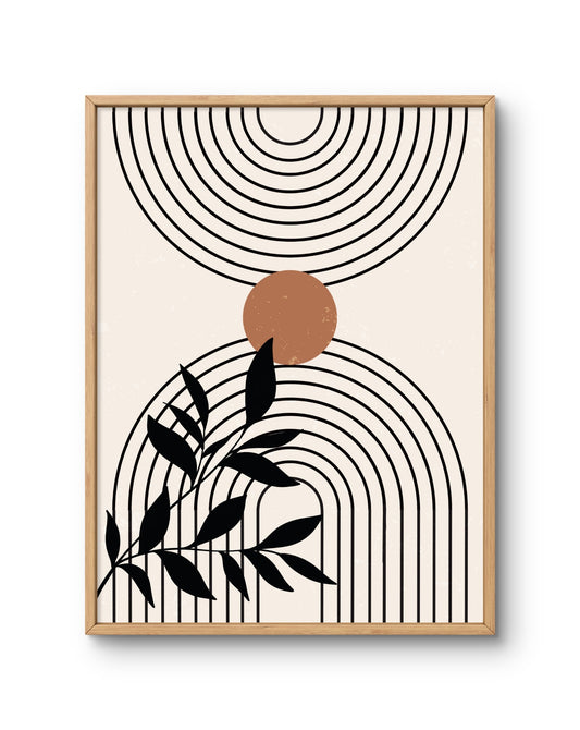 Sunlit Botanical Arch Print