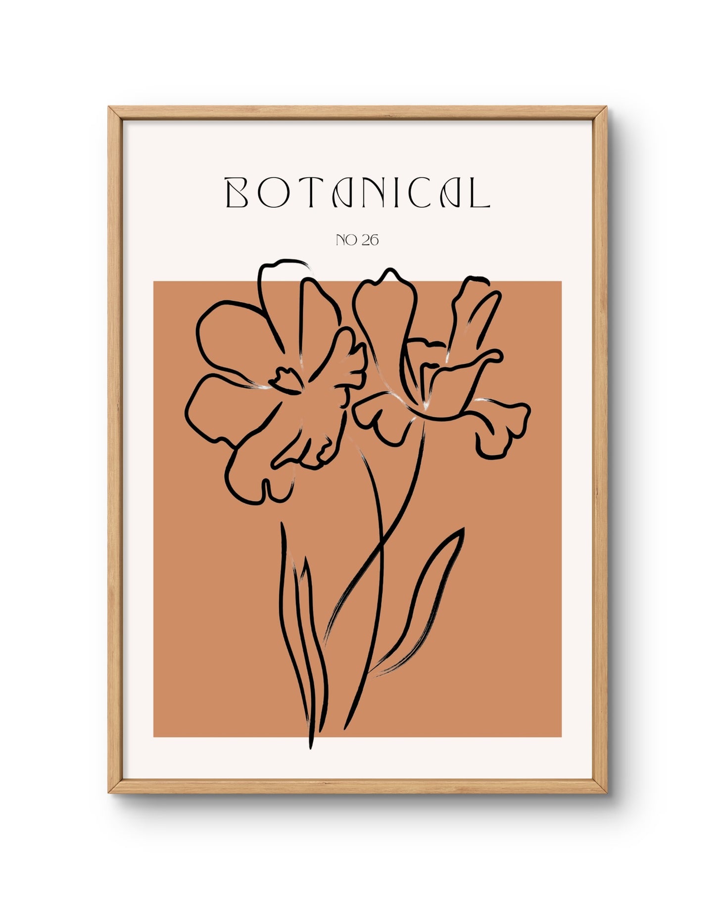 Botanical no. 26 Floral Line Art