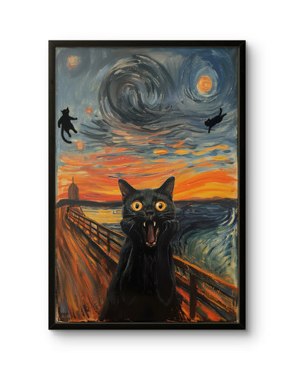 The Scream But Make It Cat