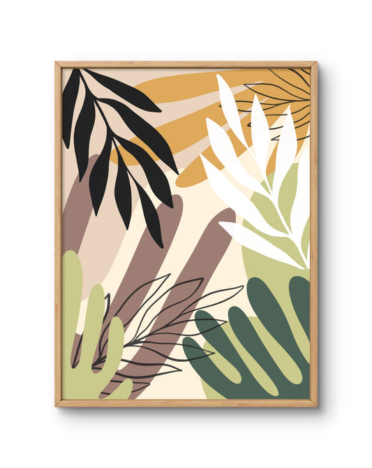 Abstract Jungle Modern Botanical Art