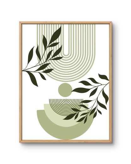 Symmetry & Nature Modern Botanical