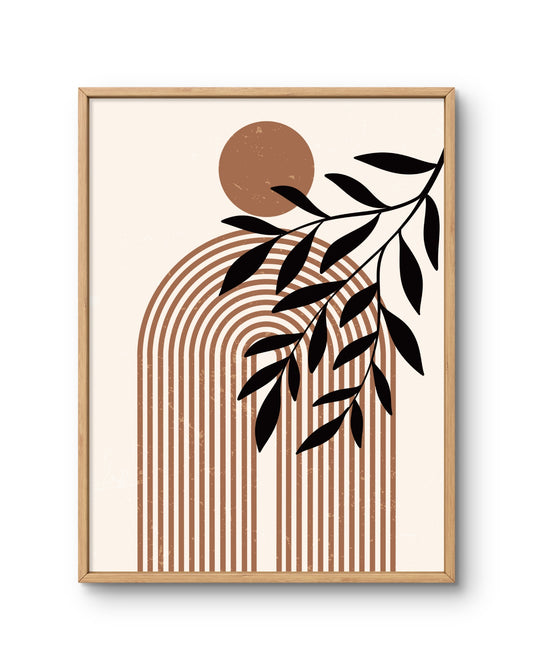 Calm Botanical Sun Art