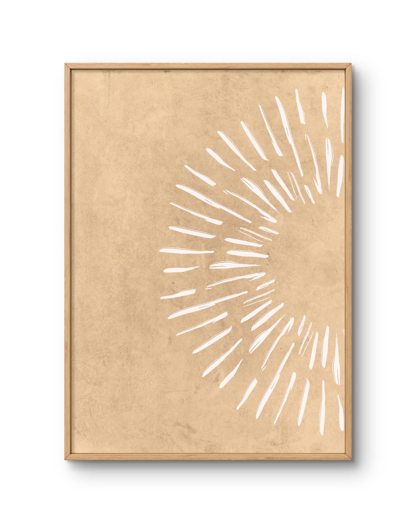Textured Sunburst (sand background)