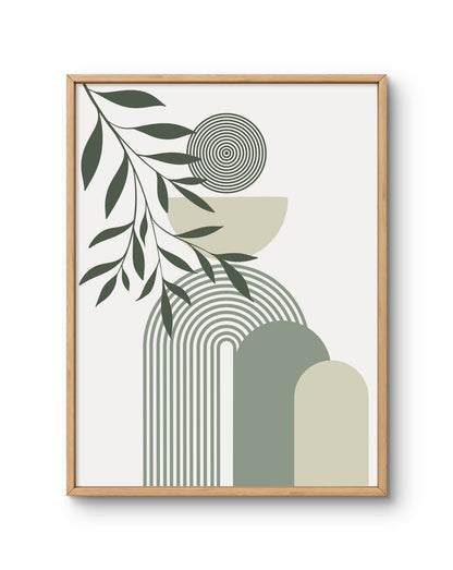Archway Garden Abstract Green