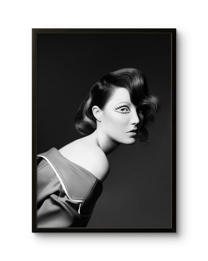 Retro Glam Vintage Makeup Portrait