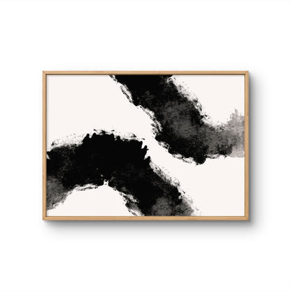 Bold Black Brush Strokes