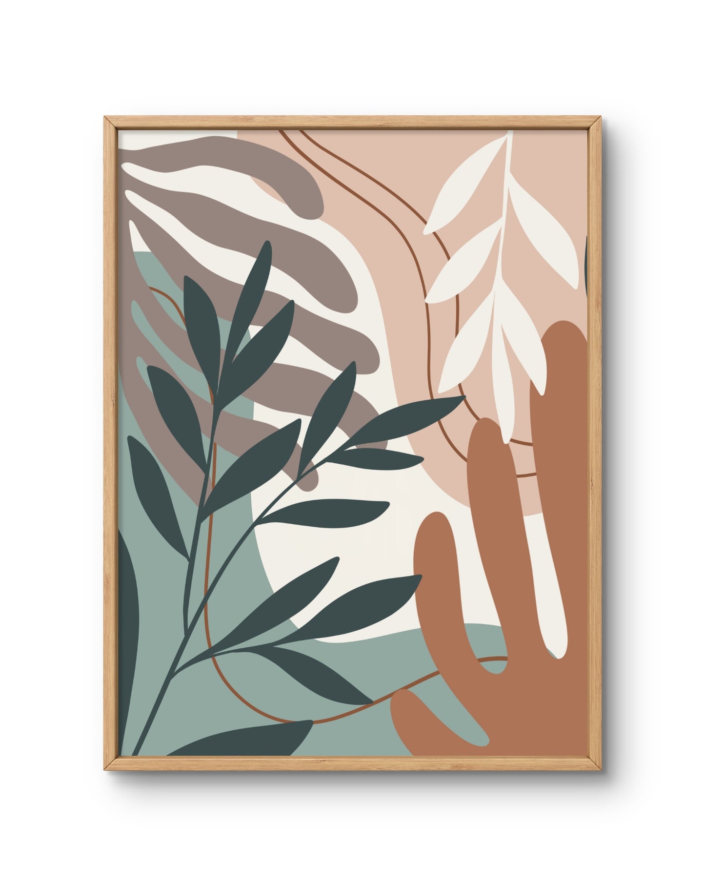 Soft Modern Botanical Wall Art