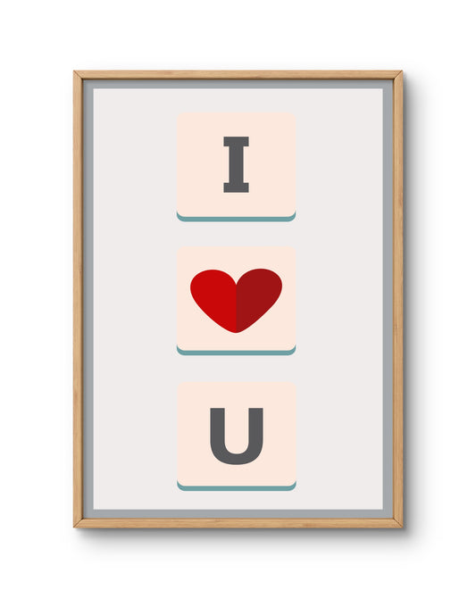 I Love You Blocks