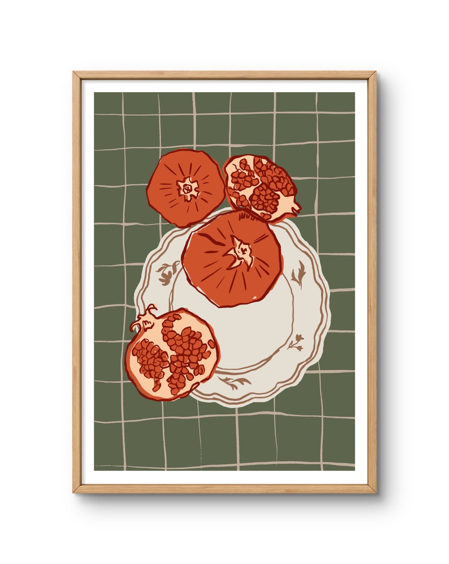 Pomegranate Still Life
