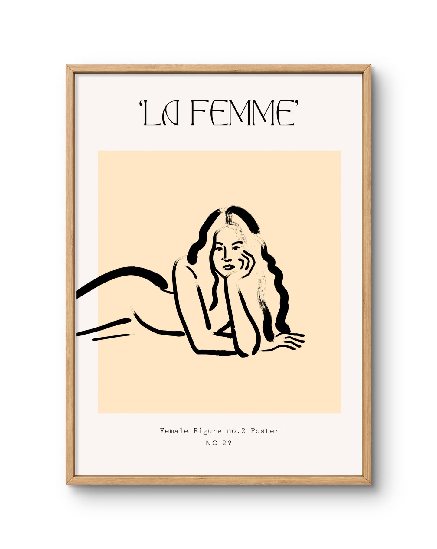 La Femme Reclining Female Line Art