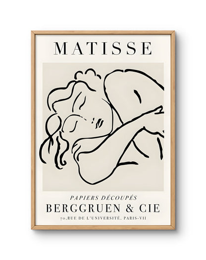 Matisse Reclining Figure Line Drawing