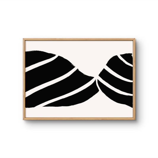 Abstract Black Waves