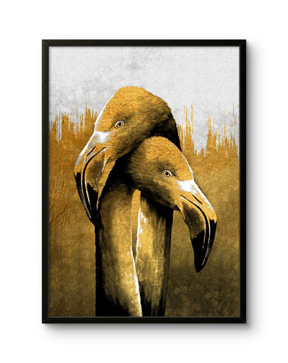 Golden Flamingo Duo