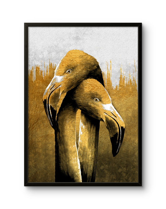 Golden Flamingo Duo
