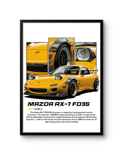 Mazda RX-7 FD3S Rotary Masterpiece