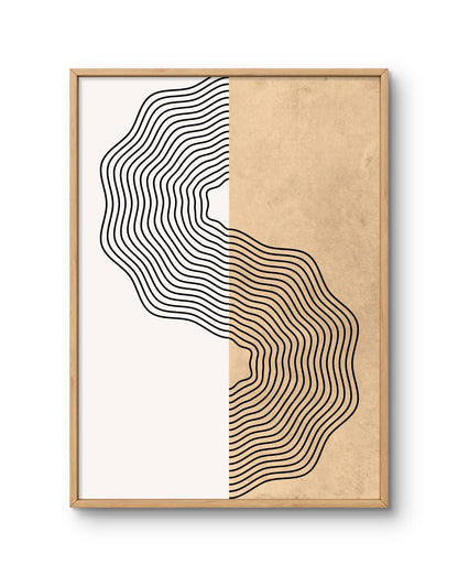 Organic Line Contrast Art