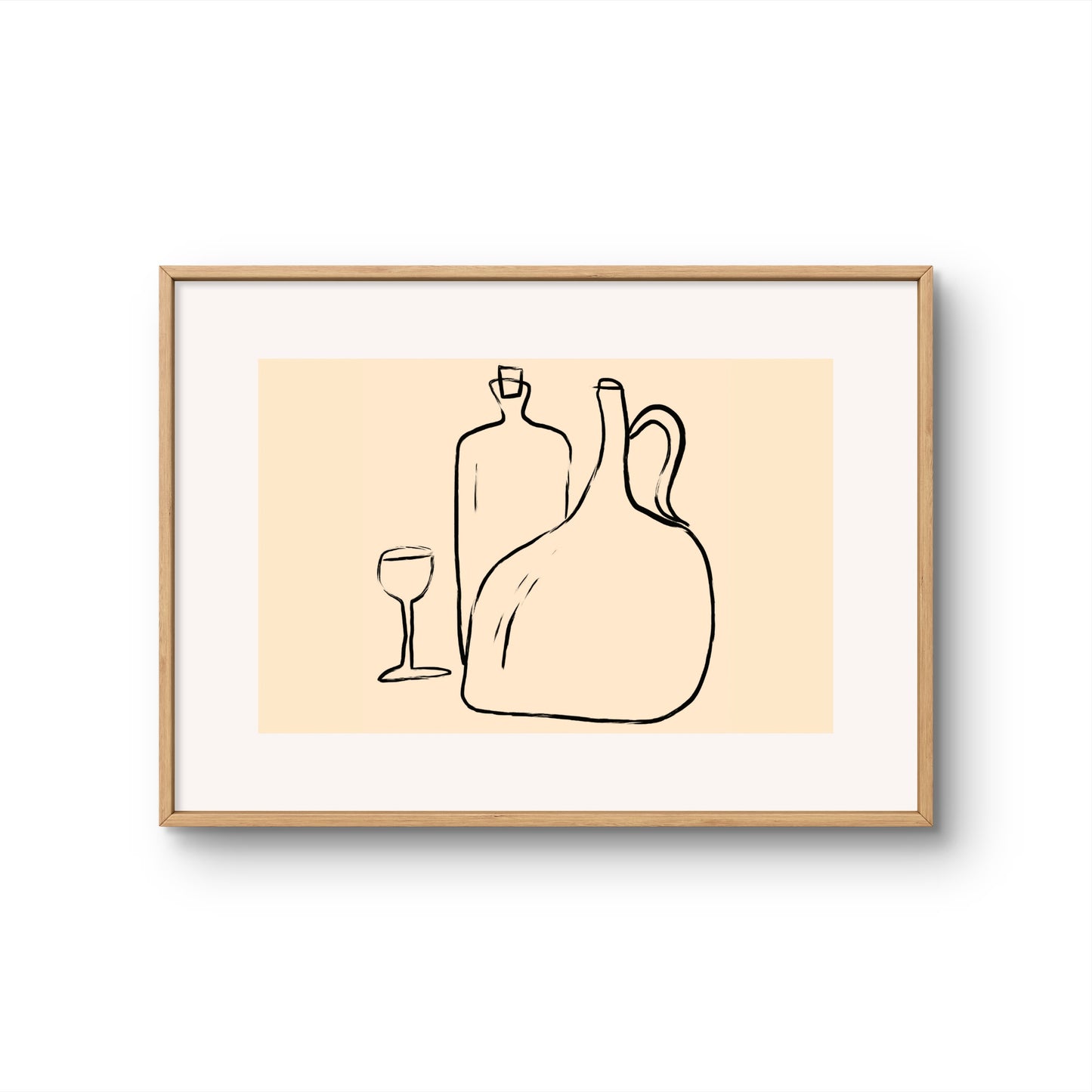 Still Life Bottles & Glass